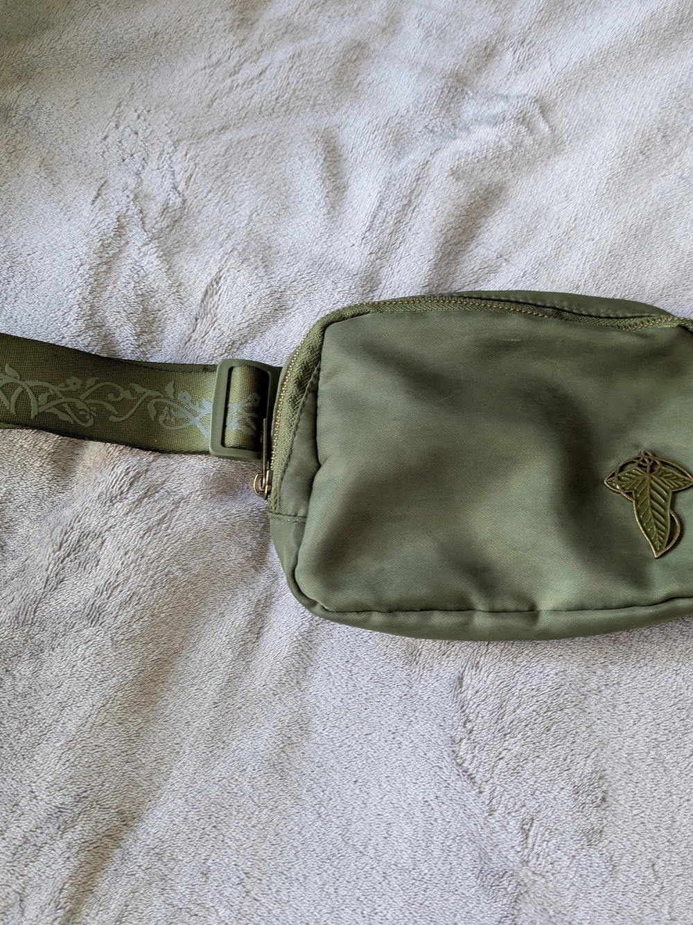 Lord Of The Rings Leaf Of Lorien Belt Bag Green